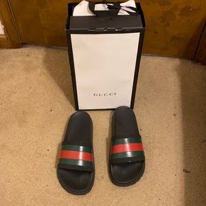 Authentic Gucci Slides 🔥 With Box Size 11